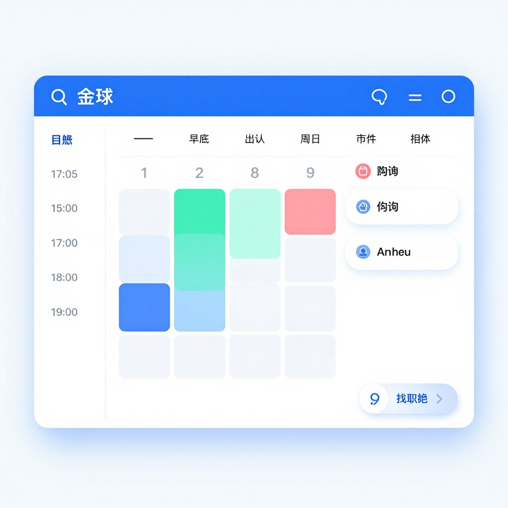 Automated appointment scheduling calendar showing optimized provider schedules