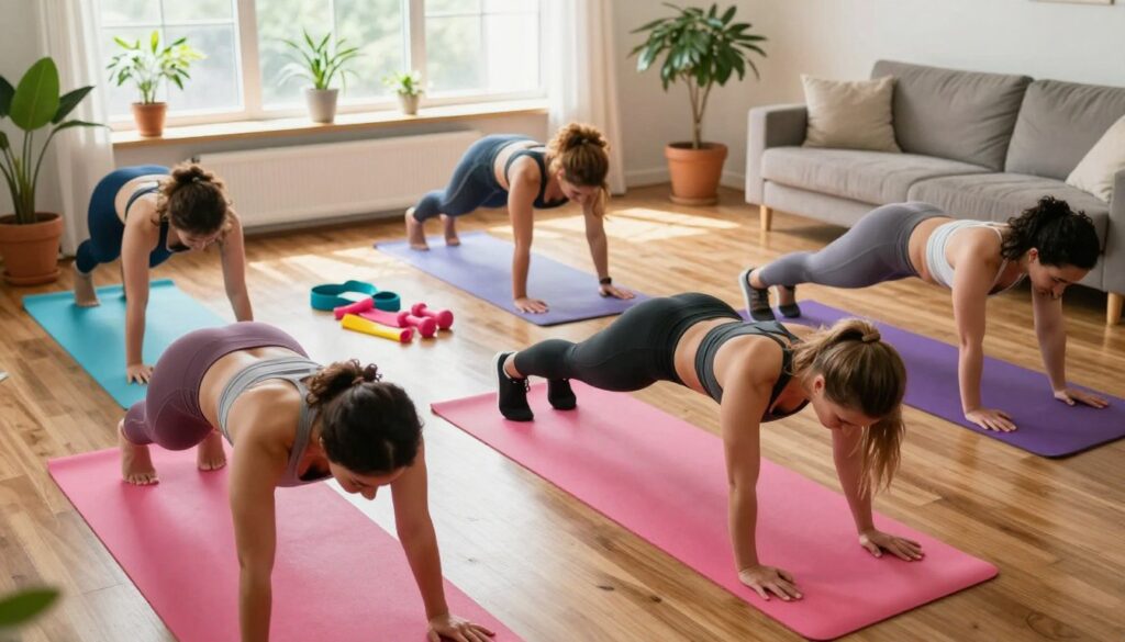 Bodyweight exercises for Home Workouts for Women