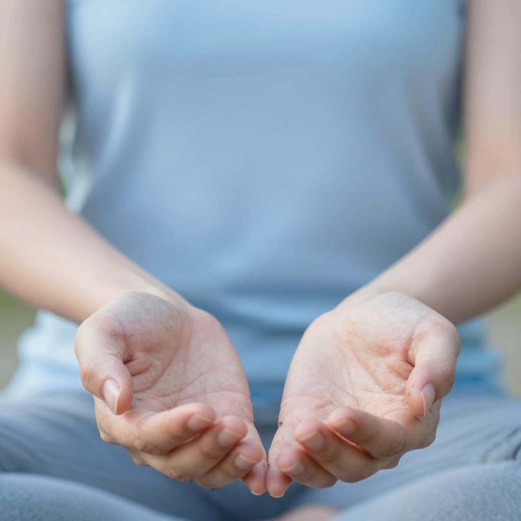 Calming breath technique for anxiety relief
