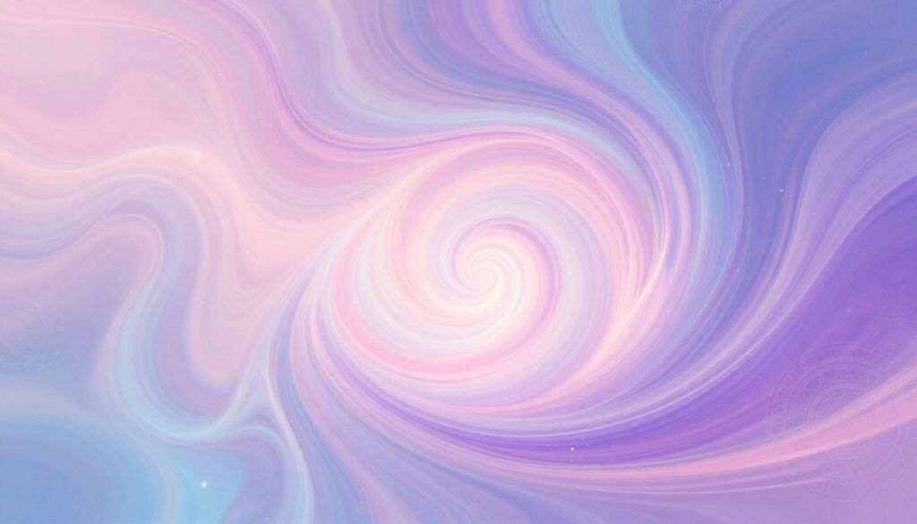 Feminine energy flow visualization with sacred breath elements