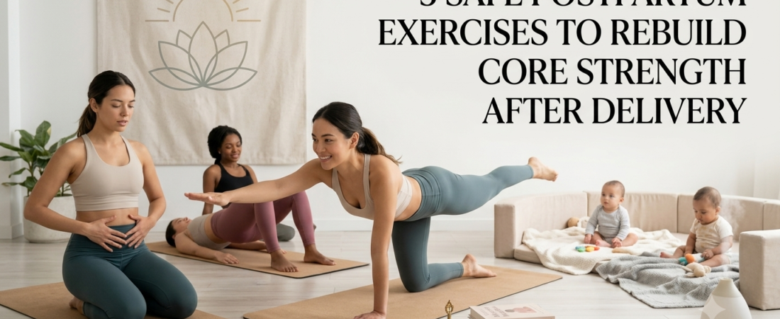 5 Safe Postpartum Exercises to Rebuild Core Strength After Delivery