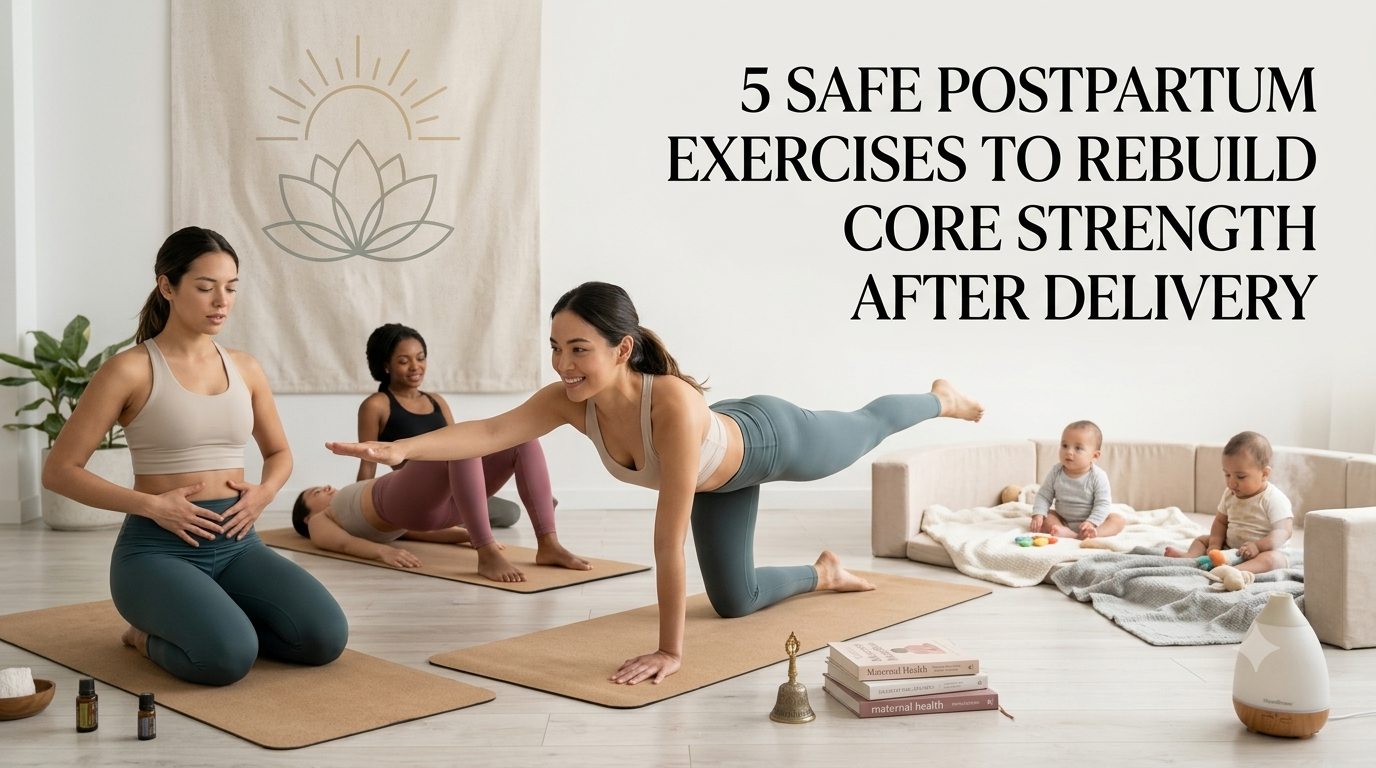 5 Safe Postpartum Exercises to Rebuild Core Strength After Delivery