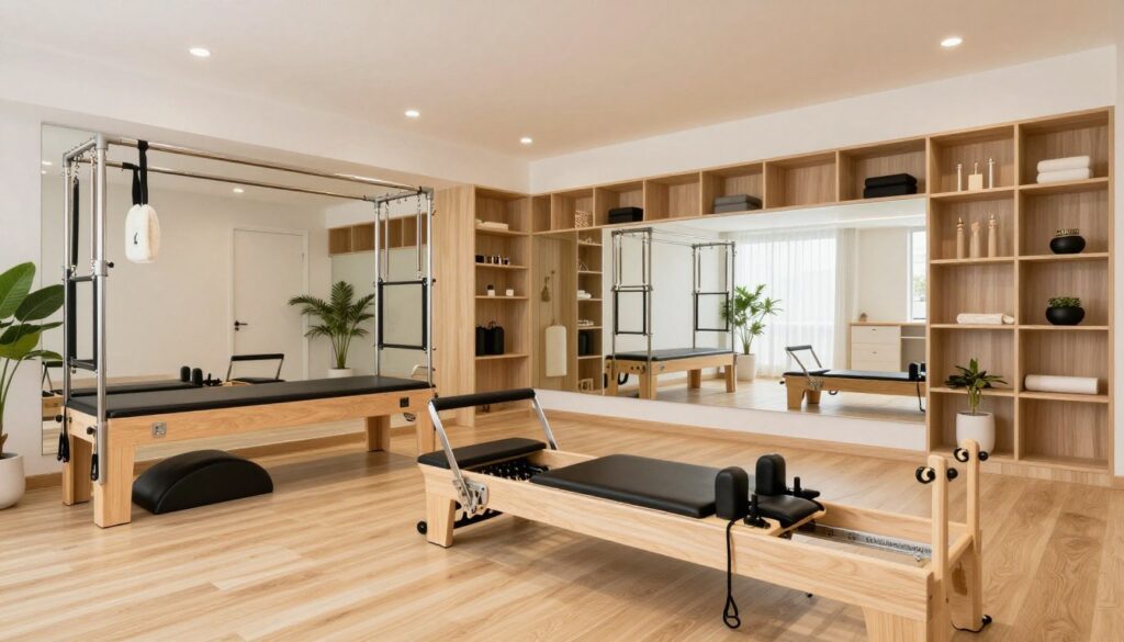 Premium home Pilates studio with professional equipment Premium home Pilates studio with professional equipment