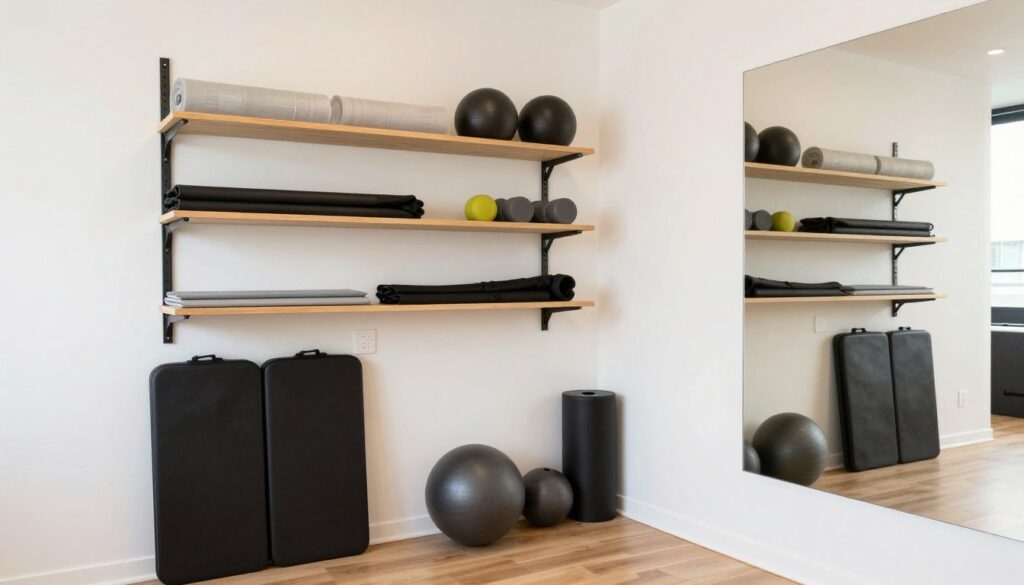 Small home Pilates studio in apartment setting Small home Pilates studio in apartment setting