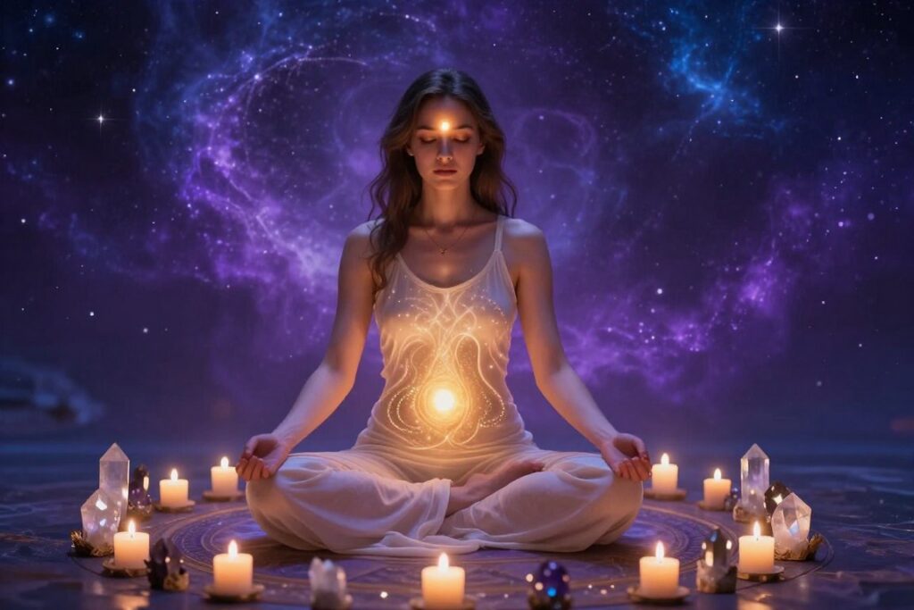 Spiritual awakening through divine feminine connection