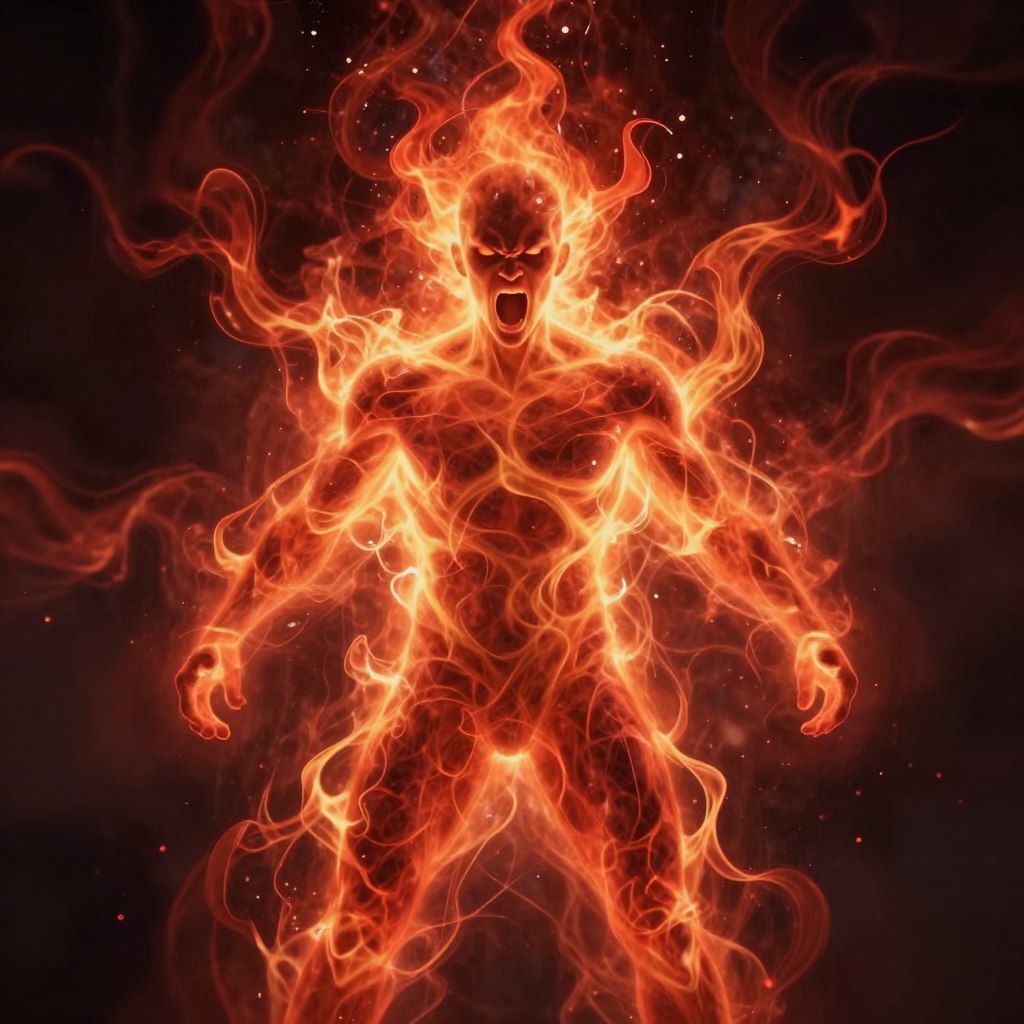 Strong breath technique for releasing anger