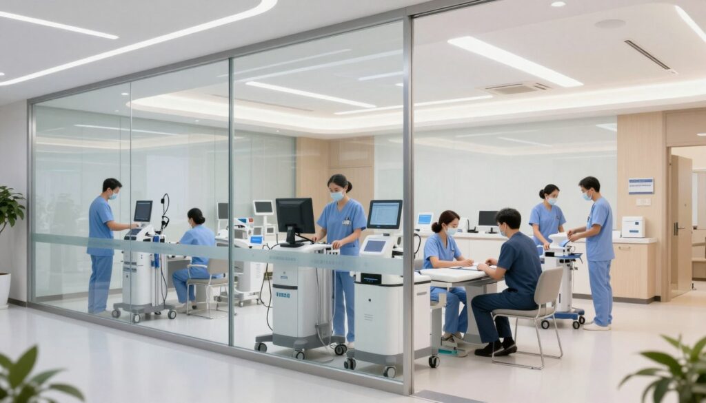 Successful healthcare organization thriving with comprehensive automated health operations implementation