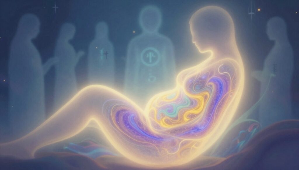 The womb as a vessel for emotional energy and ancestral memory