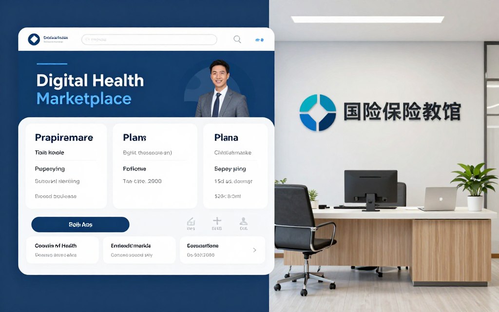 comparison of large health marketplace versus small insurance broker