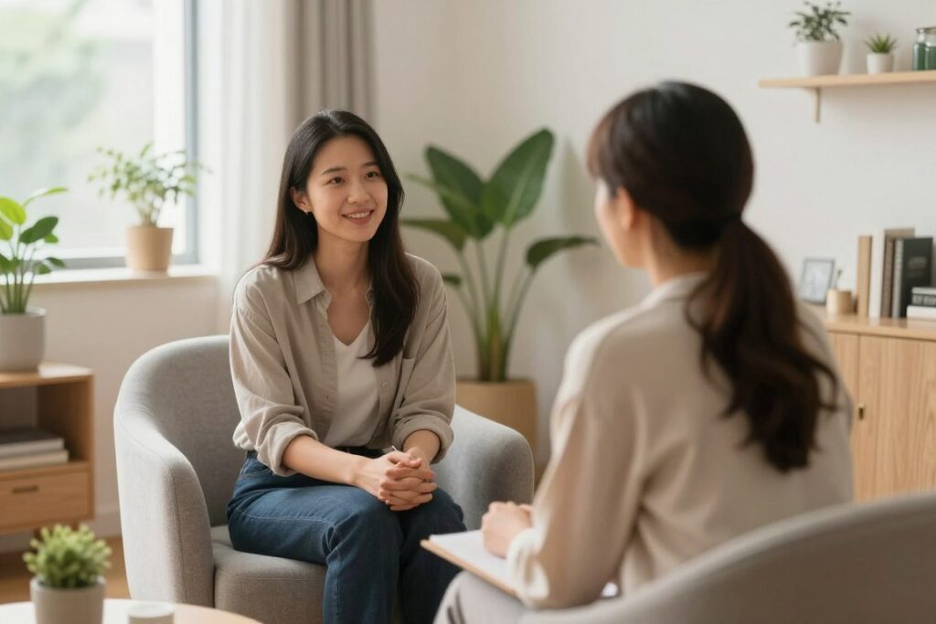 compassionate therapy session for emotional healing and trauma recovery