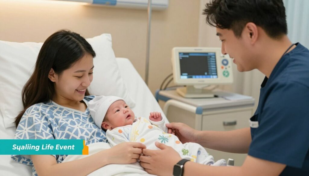 family experiencing qualifying life event for special enrollment period
