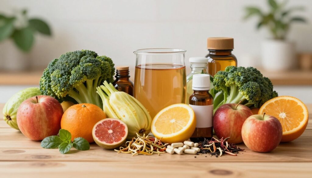 nourishing foods and wellness practices supporting emotional healing