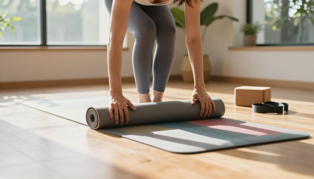 rolling out your mat