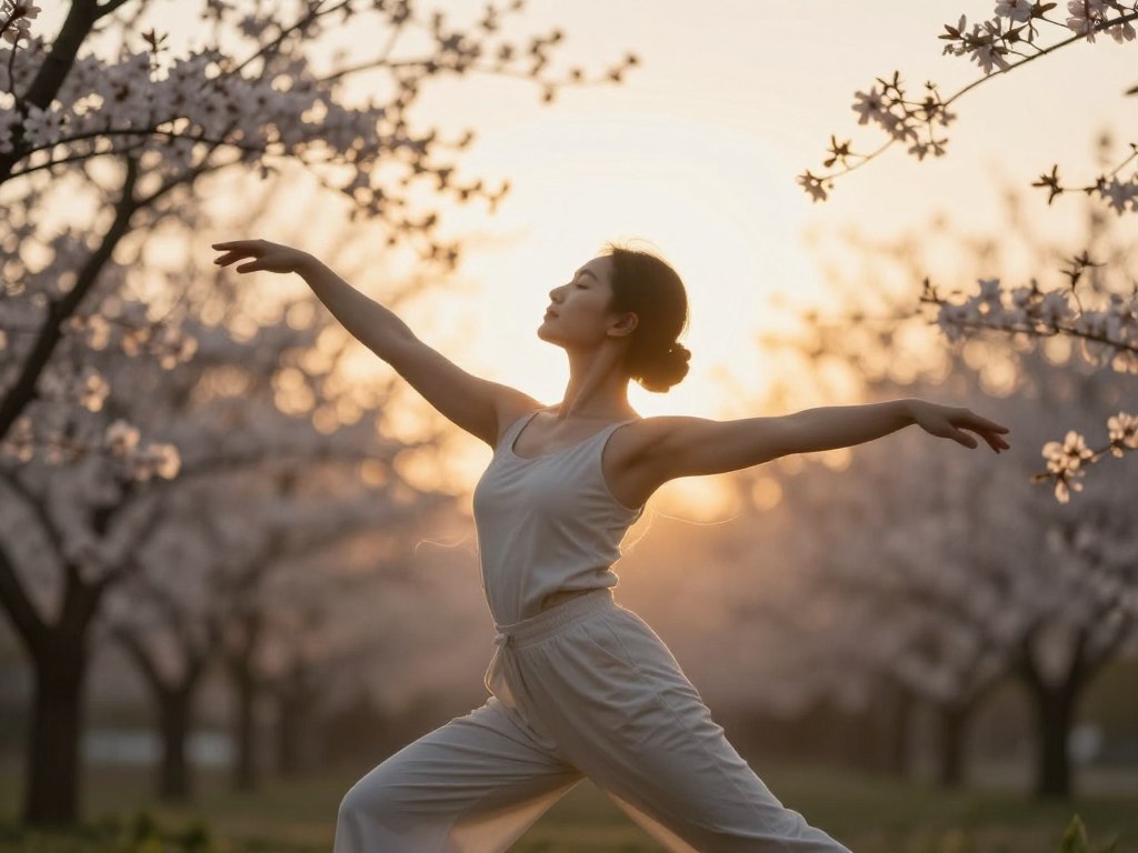 woman practicing gentle movement for emotional healing and trauma release